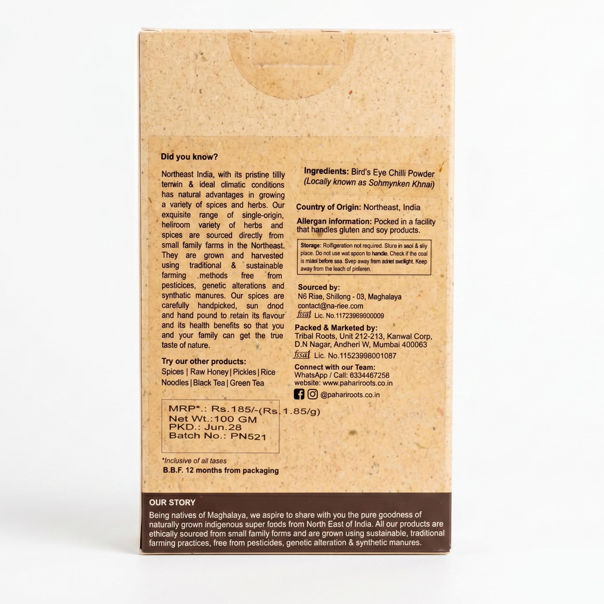 Bird's Eye Chilli Powder Extra Hot