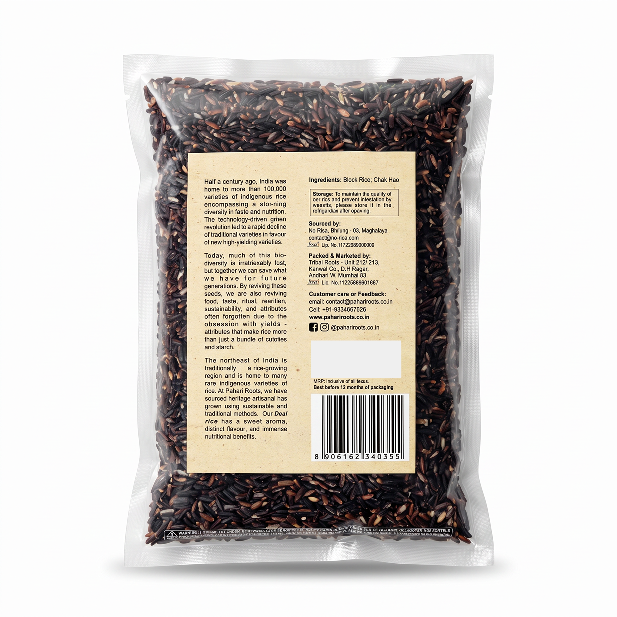 Chakhao Black Rice from Manipur