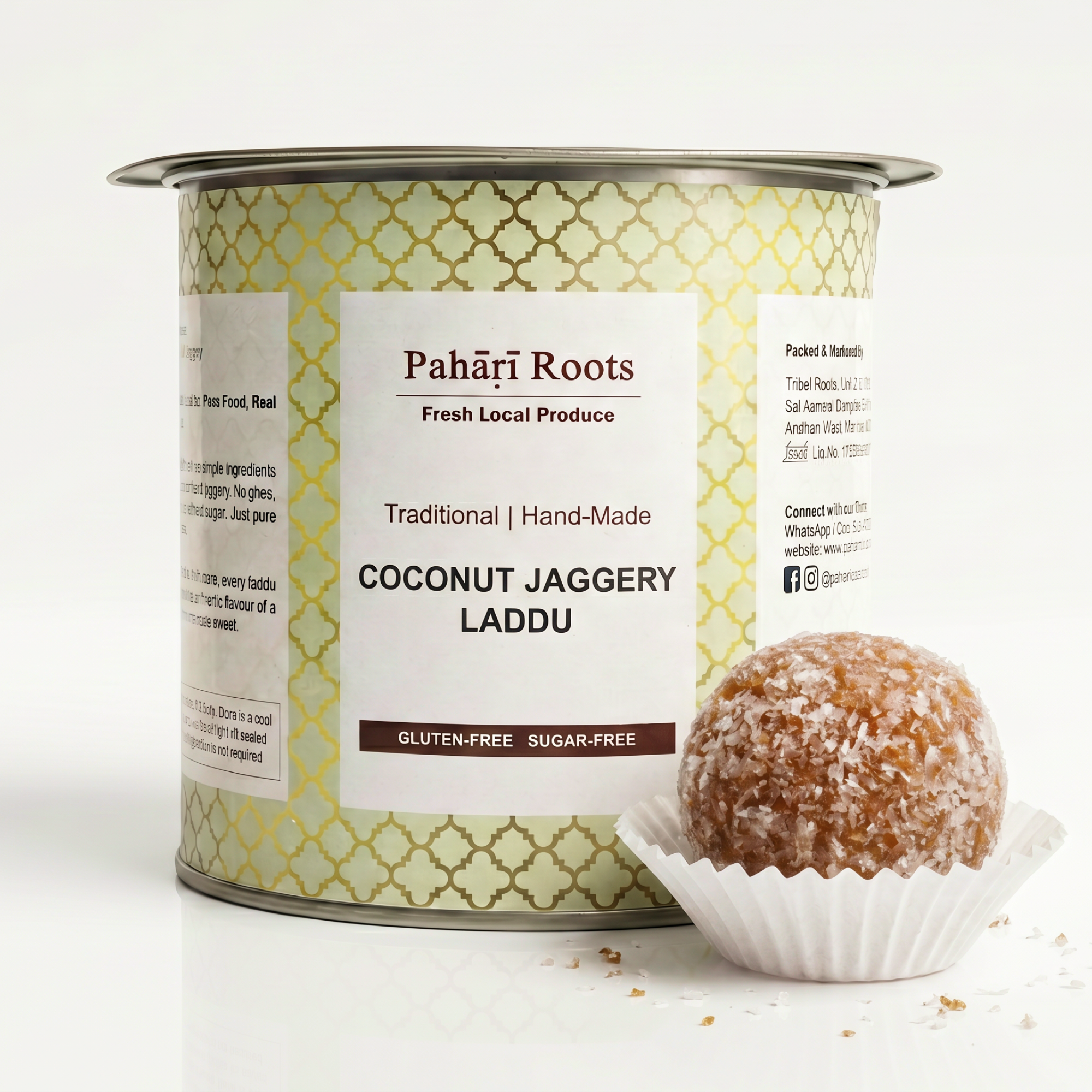 Coconut Jaggery Laddu | Gluten-Free | Vegan