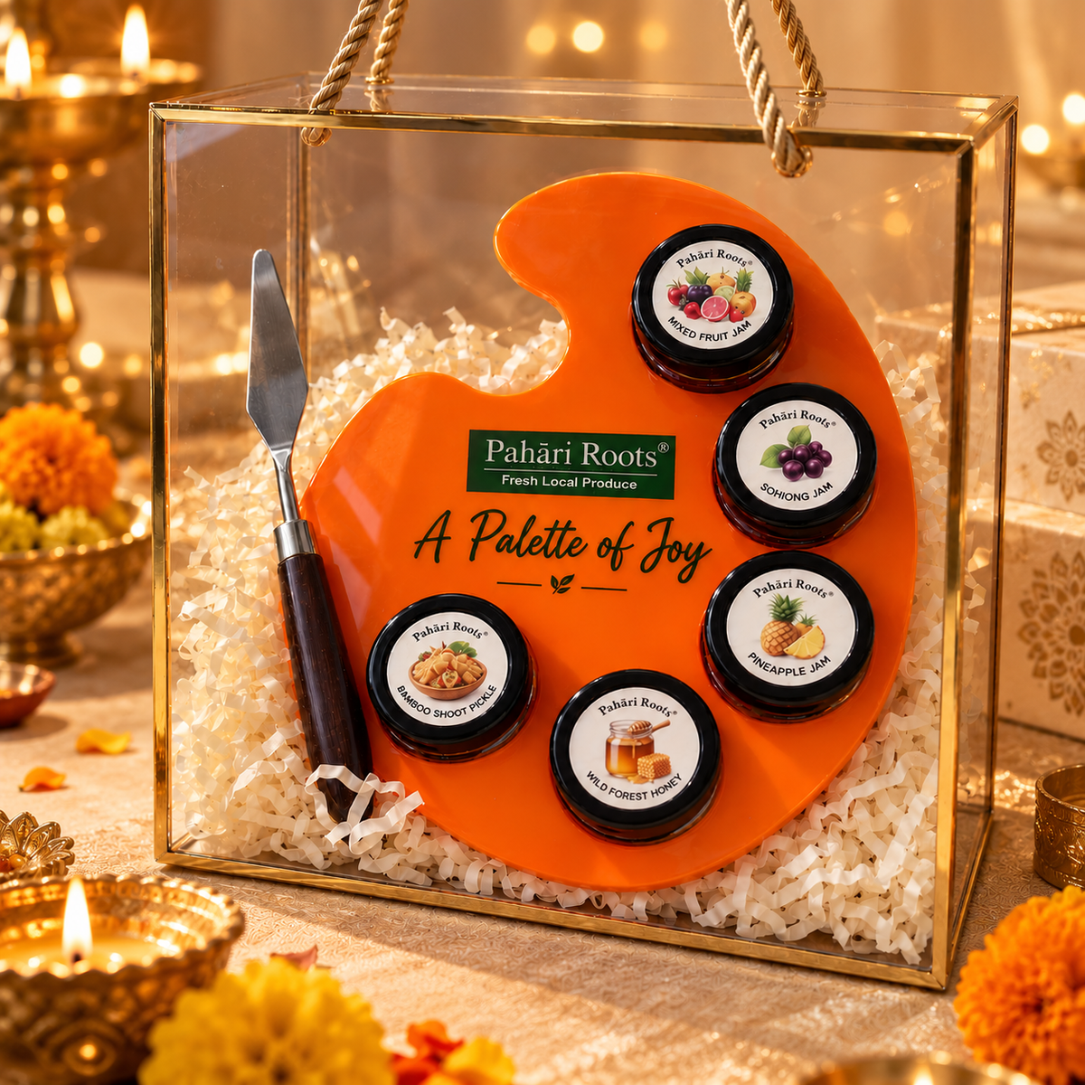 A Palette of Joy – Diwali Gift Hamper by Pahari Roots