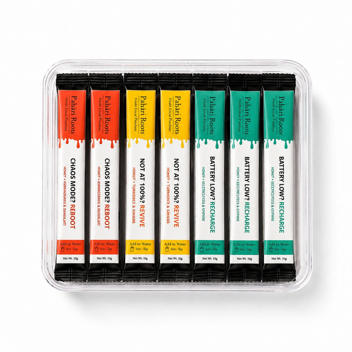 Pahari Roots Honey Straws Combo | Revive, Recharge & Reboot | 3 Flavours | 30g