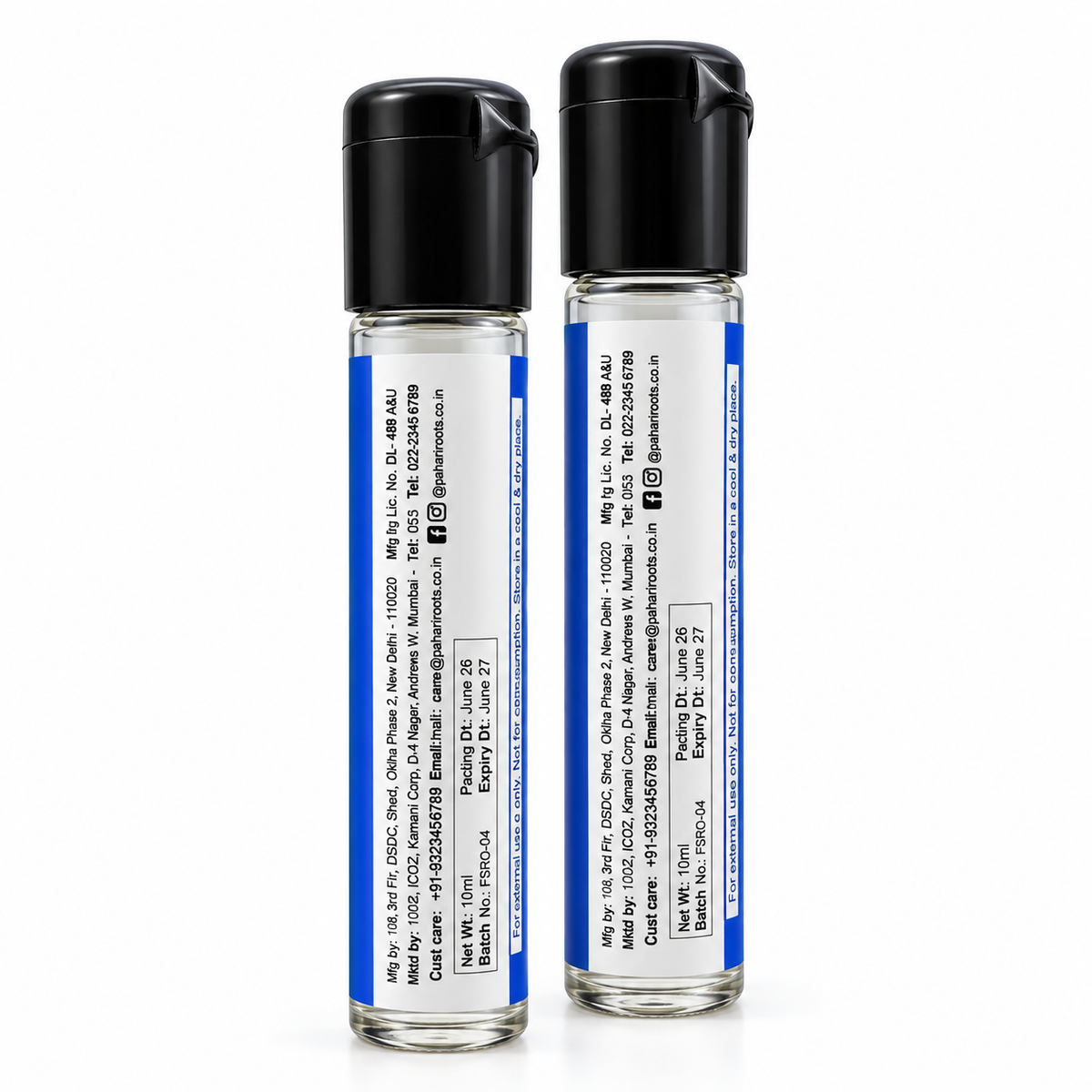 Muscle Recovery Oil | Twin Roll-On Set | 2 × 10ml