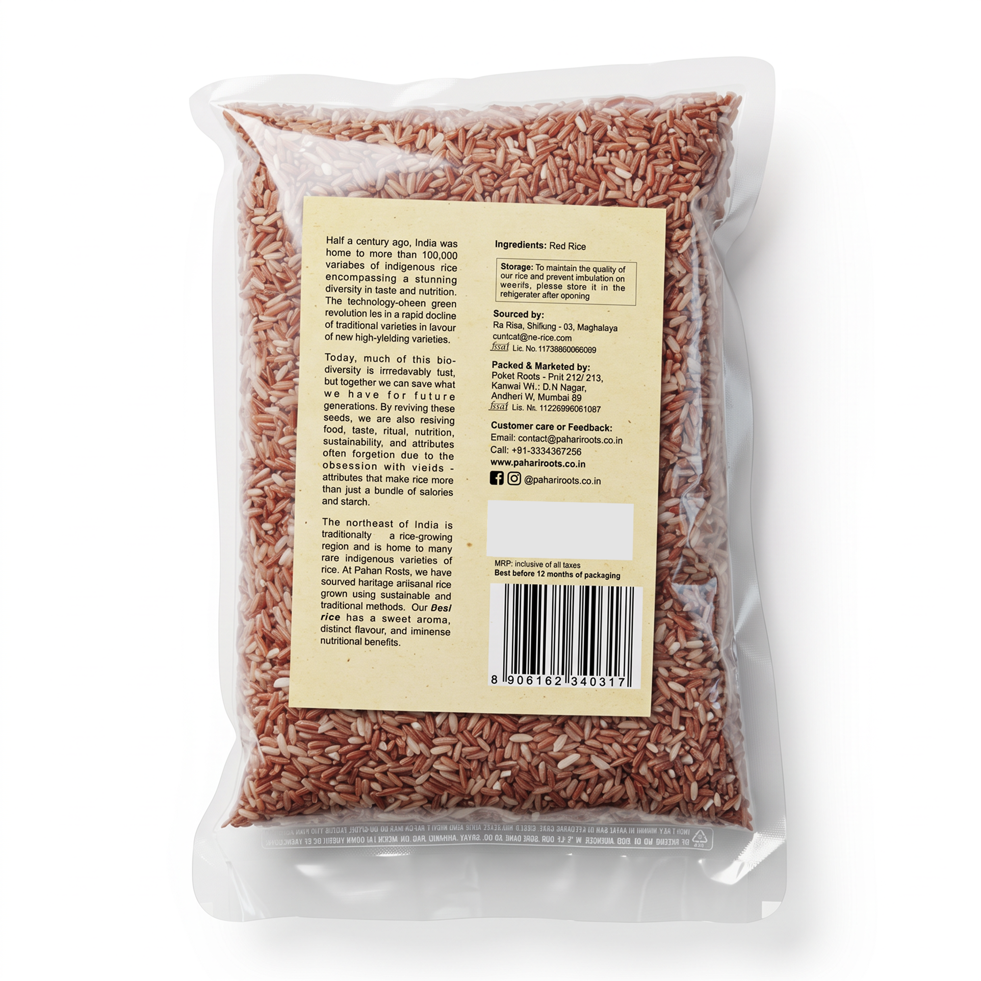 Meghalaya Red Rice