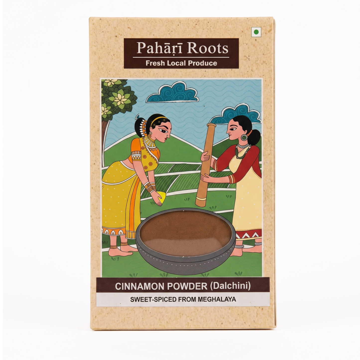 Authentic Cinnamon Powder packaged by Pahari Roots
