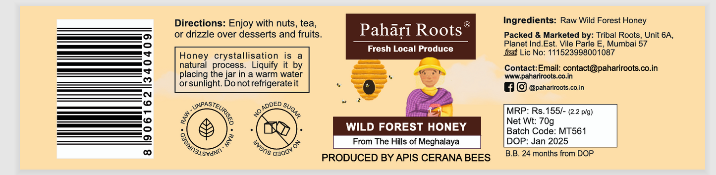 Raw Wild Forest Honey