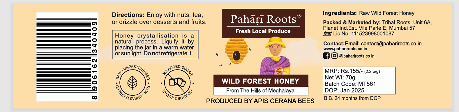 Raw Wild Forest Honey