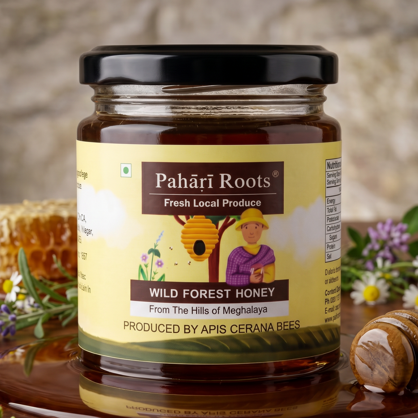Pahari Roots Raw Wild Forest Honey
